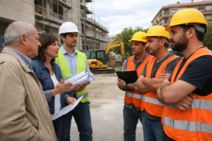 Agentes implicados en obras Barakaldo